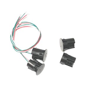 Image of 3/4" recessed magnetic contacts in black