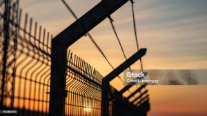 Barbed wire for security